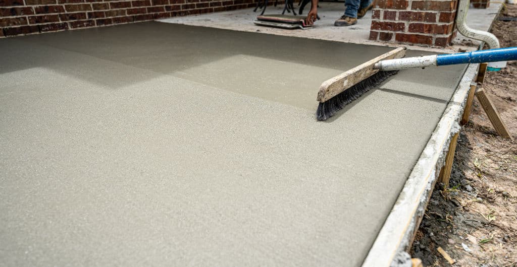 Broom Finish Concrete example project by Brantford Concrete Forming